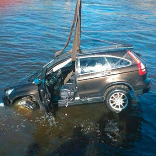 	Подъем автомобиля из воды